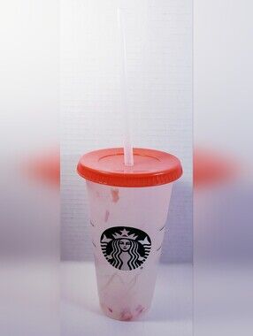 Reusable Classic Collectible Starbucks Cup - Changing Colors With Cold Fluid